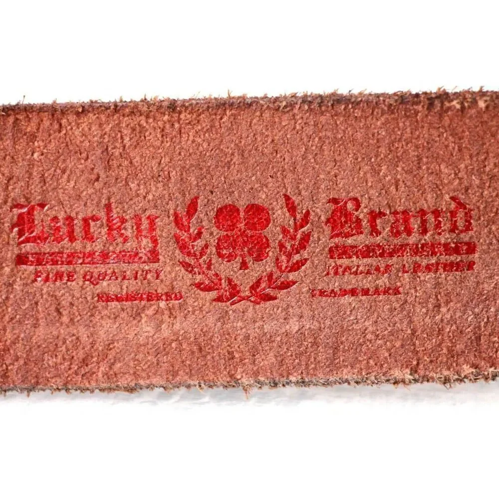 Lucky Brand BROWN GENUINE LEATHER 1 5/8
